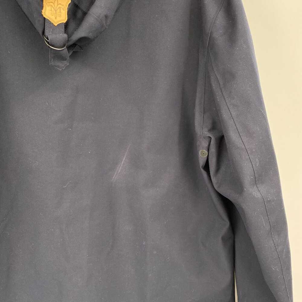 Mackage Navy Blue Raincoat | XL Regular Poly/Rayon Shell - Picture 8 of 11